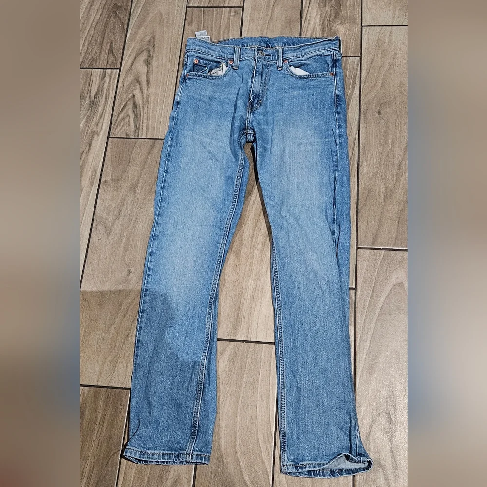 Mens Levi Strauss 513 Slim Straight 30x32 Pant Jean Lot (3) - Picture 6 of 13